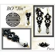 Arcos® par Puca® 5x10 mm Jet Hematite x10g