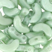 Arcos® par Puca® 5x10 mm Opaque Light Green Ceramic Look x10g