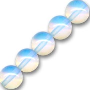 Perle ronde imitation Pierre de Lune 12 mm x1|raw }}