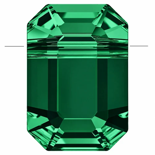 Perle Pendulum bead Swarovski 5514 8x5.5 mm - Emerald x1