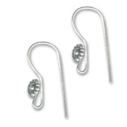 Crochets d'oreilles 21 mm en Argent 925 x2|raw }}