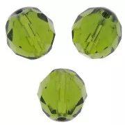 Facettes 10 mm Olivine  x10
