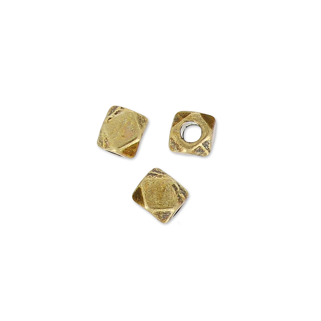 100 Perles Facettes De Bohême 3mm - Couleur Bronze/or Vitrail - Marque Preciosa, Fabriqué En France