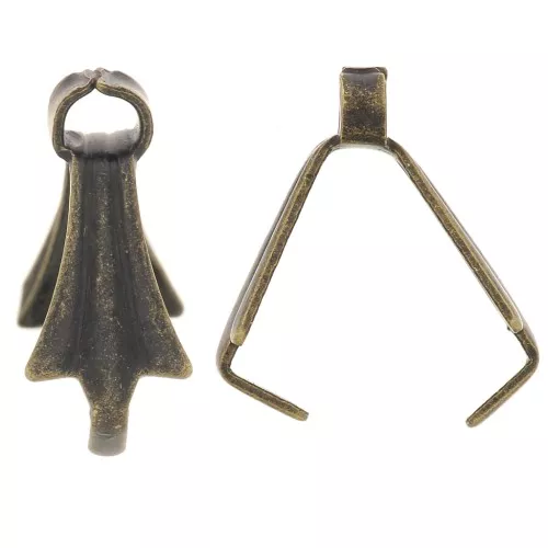 Bélières 10 mm bronze x10
