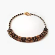 Perles synthétiques 2 trous Ovale Carrier 18x9 mm Topaz x10