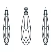 Goute Prismatic PureCrystal 6533 23 mm Crystal Golden Shadow/doré x1