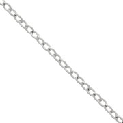 Chaîne maille Forçat 6x4.6 mm - Acier inoxydable 304 x99cm|raw }}