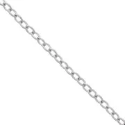 Chaîne maille Forçat 6x4.6 mm - Acier inoxydable 304 x99cm