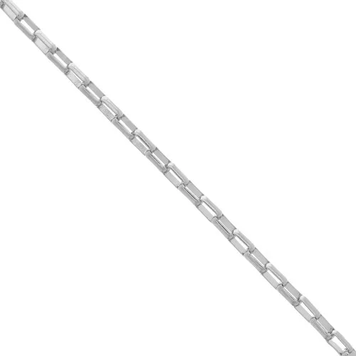 Chaîne maille rectangle 5x3 mm en Acier inoxydable x99cm