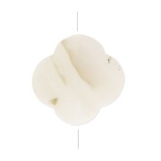 Perle trèfle en Nacre 20 mm x1|raw }}
