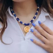 Perles d'eau douce irrégulières teintées 9x8 mm Blanc nacré x6