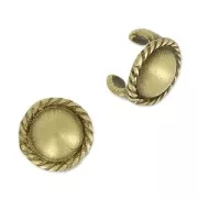 Poussoir à serrer pour lacet 5 mm bronze x1