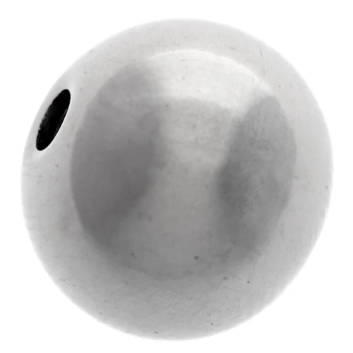 Perles rondes 10 mm - Acier inoxydable 316F x4