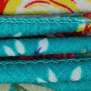 Cordon coton tubulaire 4 mm Dark Turquoise/Rose x 1 m|raw }}