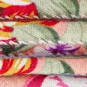 Cordon coton tubulaire 4 mm Light Peach/Khaki x 1 m