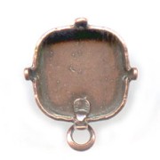 Clous d'oreilles porte-cabochon PureCrystal 4470 12 mm - Cuivre Vieilli x2|raw }}