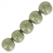 Perles rondes 3 mm en pierre gemme Pyrite x25|raw }}
