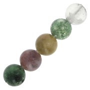 Perles rondes 4 mm pierre gemme Agate Indienne  x20|raw }}