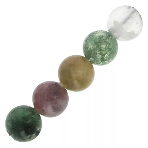 Perles rondes 4 mm pierre gemme Agate Indienne x20