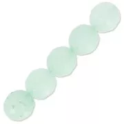 Perle Ronde facettée 12 mm pierre gemme Amazonite x1