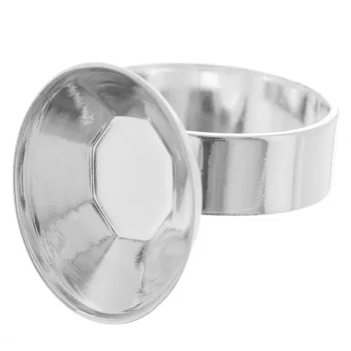 Bague pour cabochon PureCrystal 4120 18x13 mm argenté x1