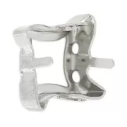 Serti griffe Twister pour cabochon PureCrystal 4485 10.5 mm rhodié x1