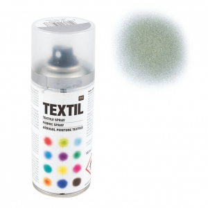 Bombe De Peinture Textile Argente X 150 Ml Perles Co