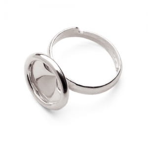 Bague pour cabochon PureCrystal 1122 12 mm en Argent 925 x1