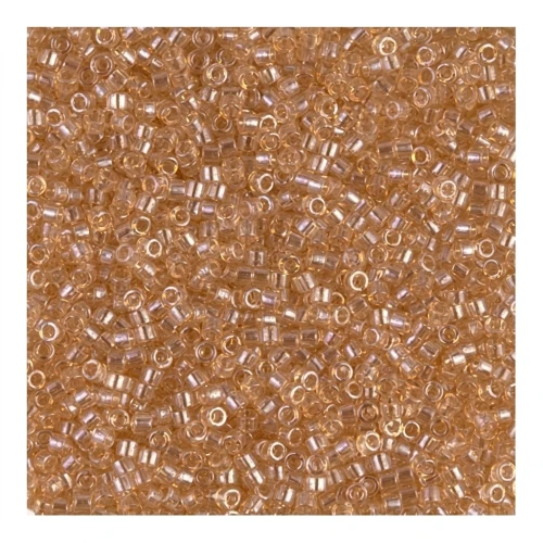 Miyuki Delica 11/0 DB0101 - Light Smoky Topaz Gold Luster x8g