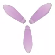 Dagues en verre 5x16 mm Amethyst Mat x50