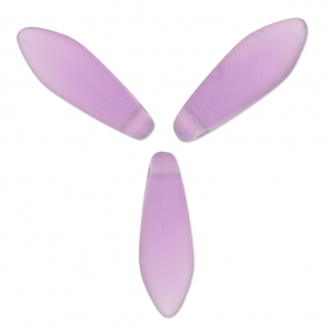 Dagues en verre 5x16 mm Amethyst Mat x50