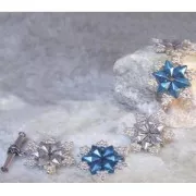 Diamonduo 2-hole 5x8 mm Green Turquoise x10g