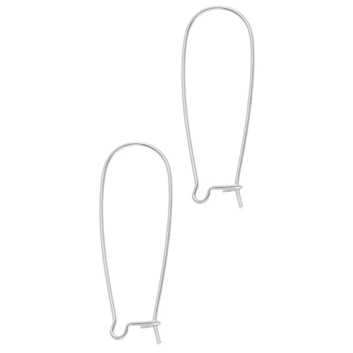 Boucles d'oreilles crochets dormeuses 35 mm - Argent 925 x2