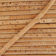 Cordon liège surpiqué 3 mm Naturel x 50cm|raw }}