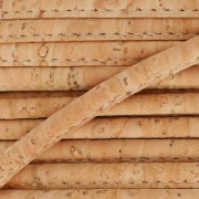 Cordon liège surpiqué 4 mm Naturel x 50cm|raw }}