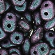 SuperDuo 2,5x5 mm Metallic Mat Chameleon Grey x10g|raw }}