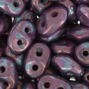 SuperDuo 2,5x5 mm Opaque Amethyst Nebula x10g