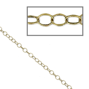 Chaîne maille forçat 1.8 mm - Bronze x1m
