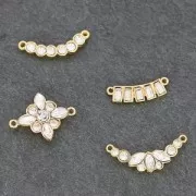 Intercalaire pour cabochons PureCrystal 1028/1088 et 4228 6x3mm doré