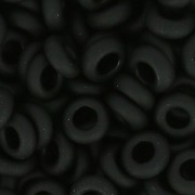 Rocaille Toho Demi Round 8/0 TO8RDR0049F - Jet Mat x5g|raw }}