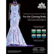 Rocaille Toho 11/0 TO11R2700 - Glow In The Dark - Crystal/Green Splash x8g