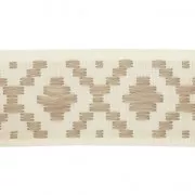 Galon fantaisie losanges 18 mm Beige x1m