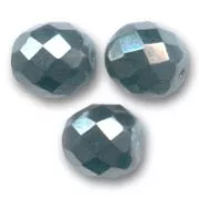 Facettes 10 mm Jet Hematite x10