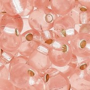 Mini-gouttes Miyuki 3.4 mm DP23 - Lt Blush Silver Lined x8g|raw }}