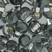 Mini-gouttes Miyuki 3.4 mm DP21L - Lt Gray Silver Lined x8g|raw }}