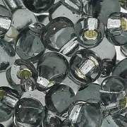 Mini-gouttes Miyuki 3.4 mm DP21L - Lt Gray Silver Lined x8g