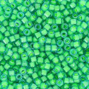 Miyuki Delica 11/0 DB2053 - Luminous Mermaid Green x8g