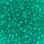 Miyuki Delica 11/0 DB0786 - Dyed Semi Mat Transparent Teal x8g
