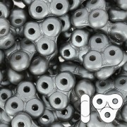 Trinity Beads 6 mm Pastel Light Grey/Silver x5g|raw }}