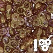 Trinity Beads 6 mm Crystal Gold Bronze x5g